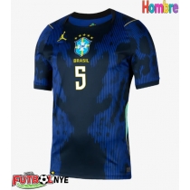 Camiseta Brasil Casemiro #5 Visitante Equipación Mundial 2026 manga corta